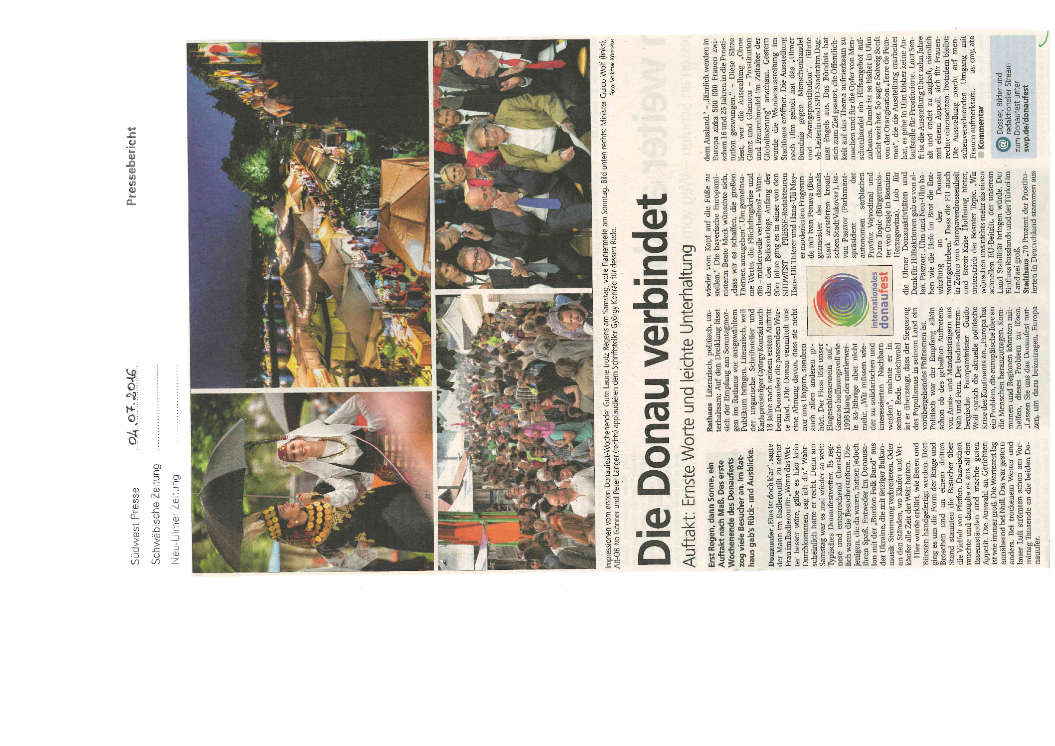 Die Donau verbindet -SWP- 04_07_16