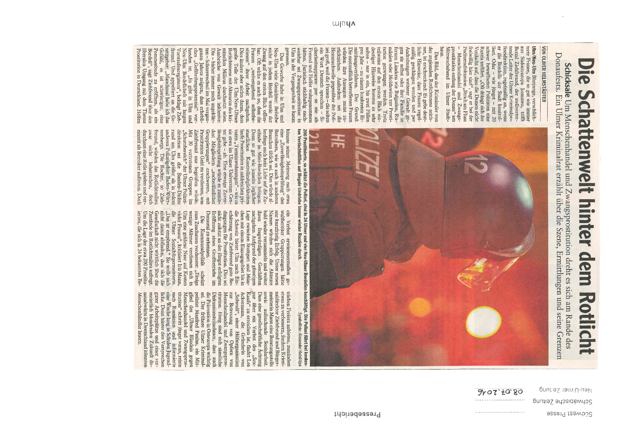 Die Schattenwelt hinter dem Rotlicht -NUZ- 08_07_16