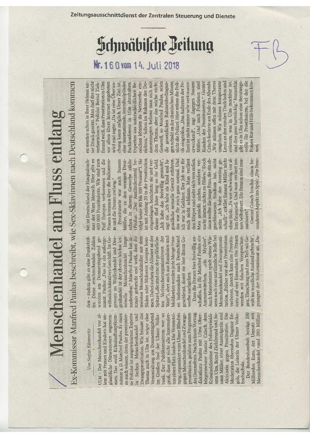 Menschenhandel am Fluss entlang -SchwZ- 14_07_18