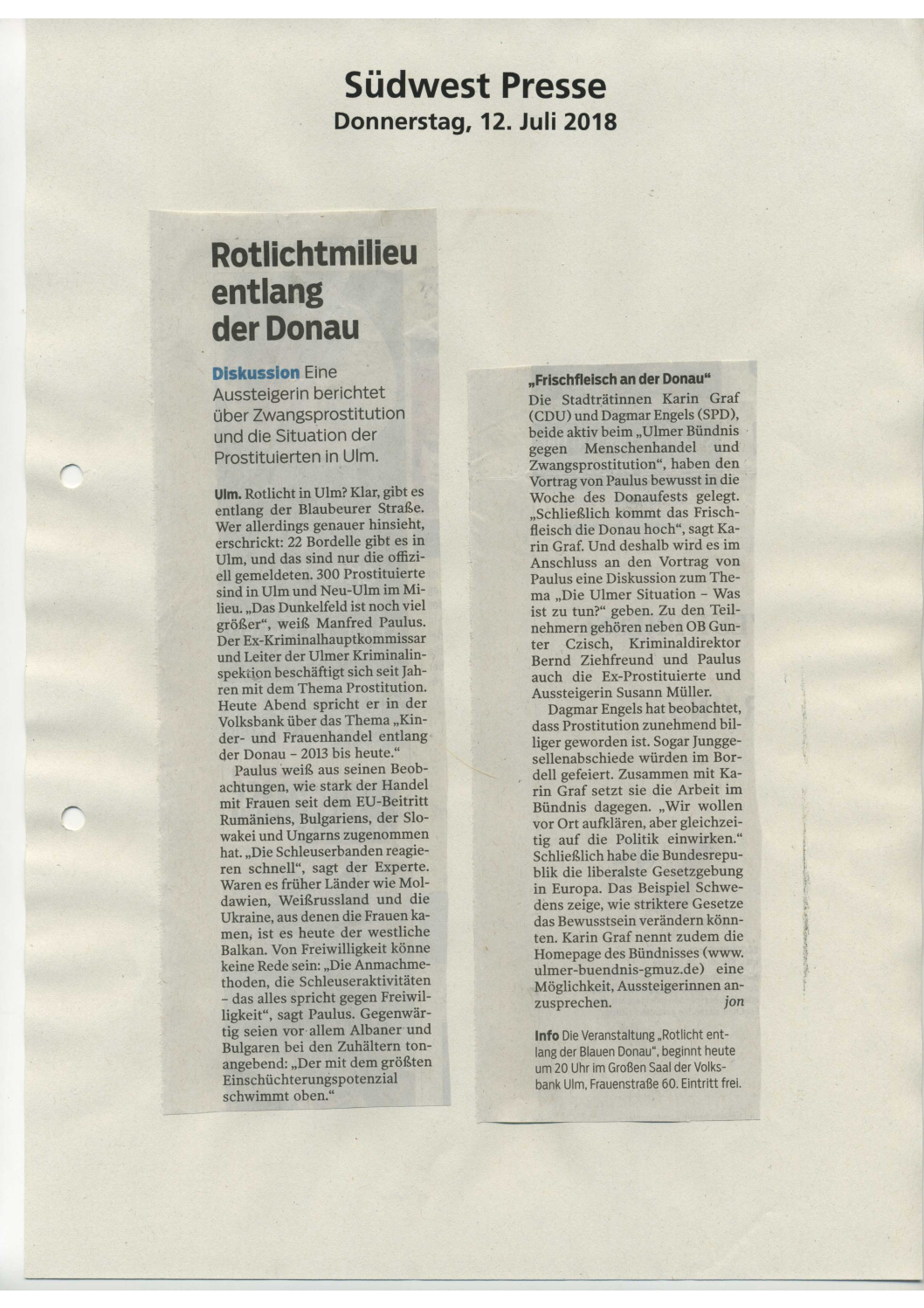 Rotlichtmillieu entlang der Donau -SWP- 12_07_18